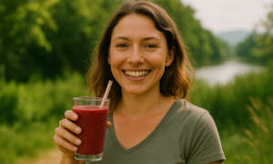 Smoothie Énergétique aux graines de chia et aux baies